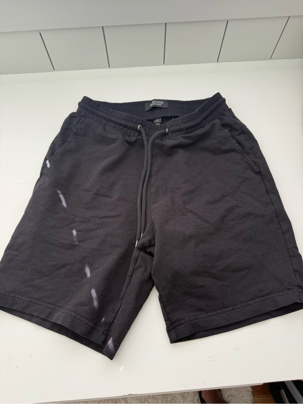 Nordstrom Men’s Shop Sweat Shorts Black Size Small With Pockets